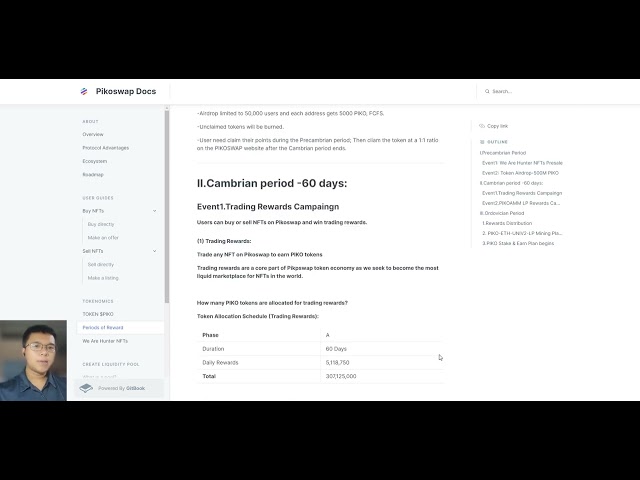 Pikoswap provides a more user-friendly front-end interaction, users can trade easily on the platform