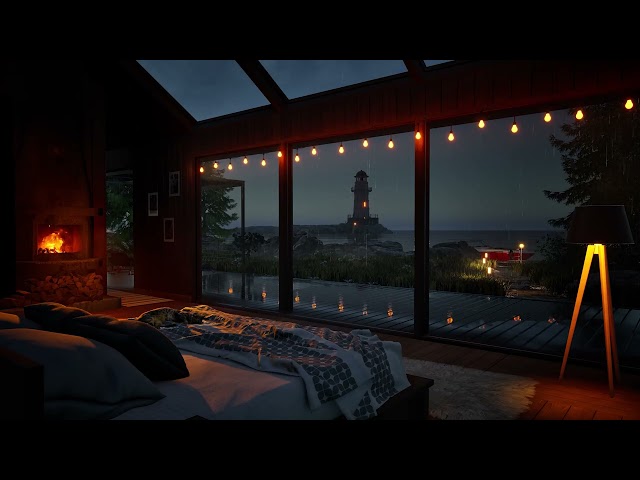 Lluvia suave por la noche | Música relajante para dormir | Sueño profundo y reparador