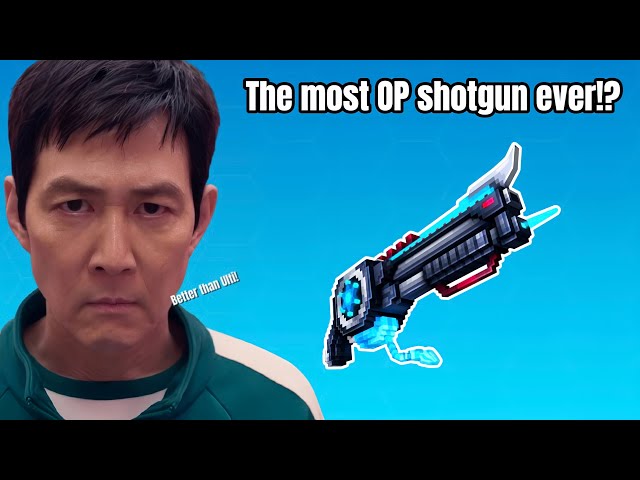 First time trying out the new “Authority” shotgun (OP) in Pixel Gun 3D