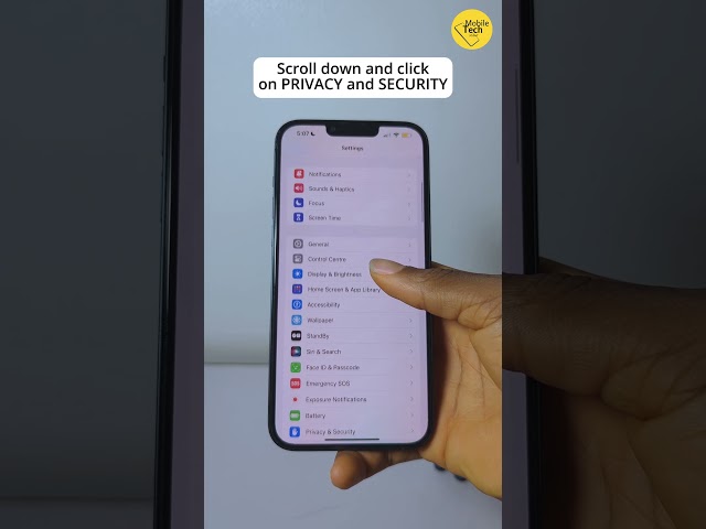 Turn On/Off LOCATION on iPhone