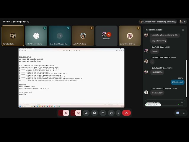 Network 1- Subnetting examples [09/19/2026]
