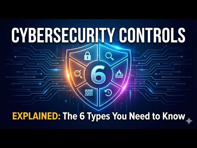 Cybersecurity Controls Explained: The 6 Types You Need to Know