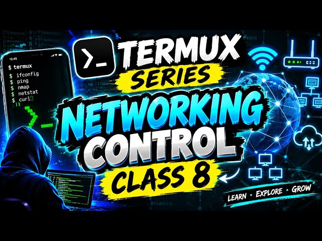 Termux Series Networking Control class 8 .👺 Control phone with terminal