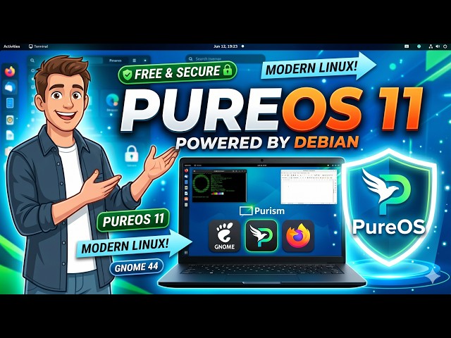 Pure OS - A completely free OS based on Debian Testing