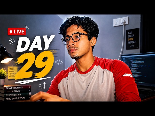 DAY 29 of DSA Challenge | Solving Data Structures & Algorithms Problems | Coding Live