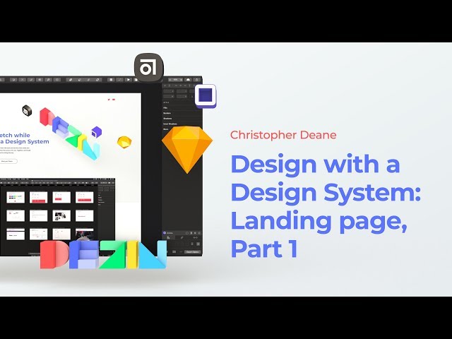 Design with a Design System: Landing page, Part 1