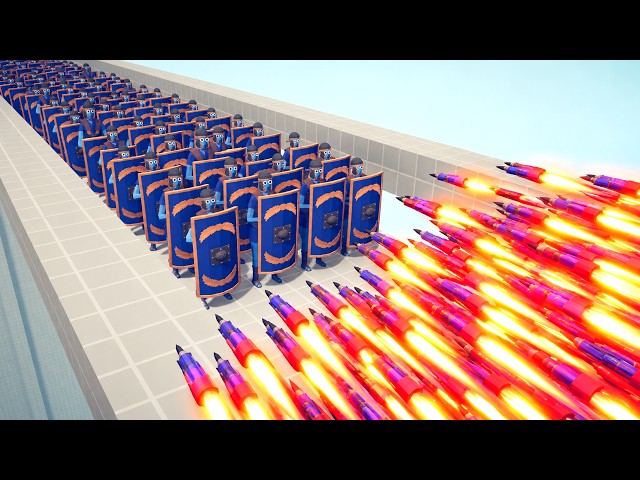 100 SHIELD UNITS vs EVERY GOD in TABS!