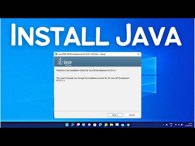 How to Install Java JDK on Windows 11 ( with JAVA_HOME )