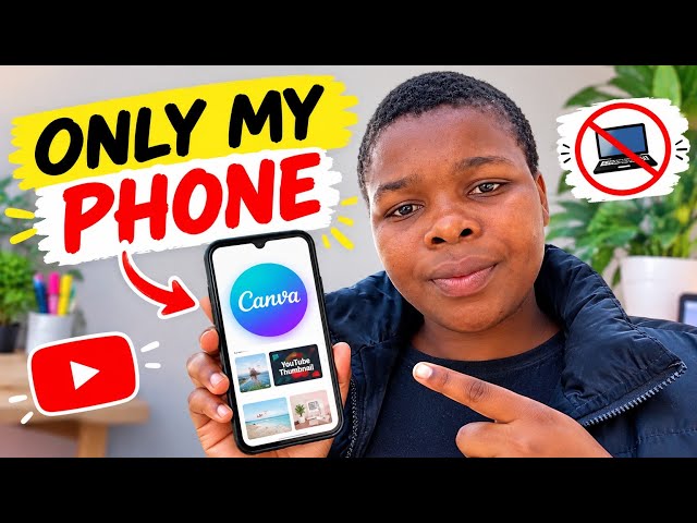 How I Make Catchy YouTube Thumbnails on My Phone📱Beginner Tutorial @RuruTalk @SaregamaMusic 