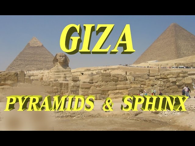 Giza Pyramids and Sphinx - Egypt