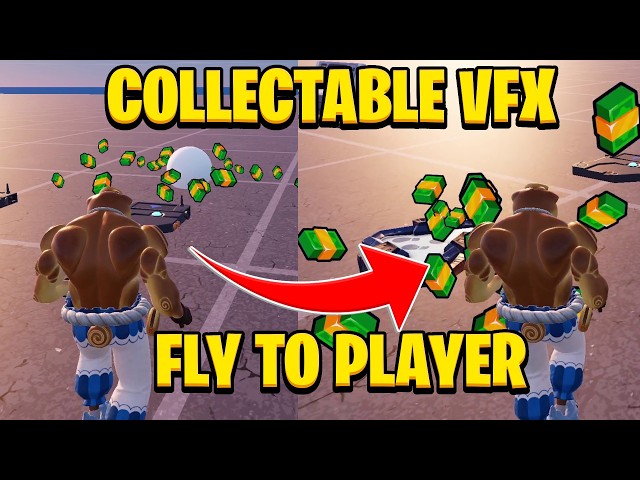 Make Coins FLY To Your Player in UEFN | Collectable VFX (Niagara + Verse)