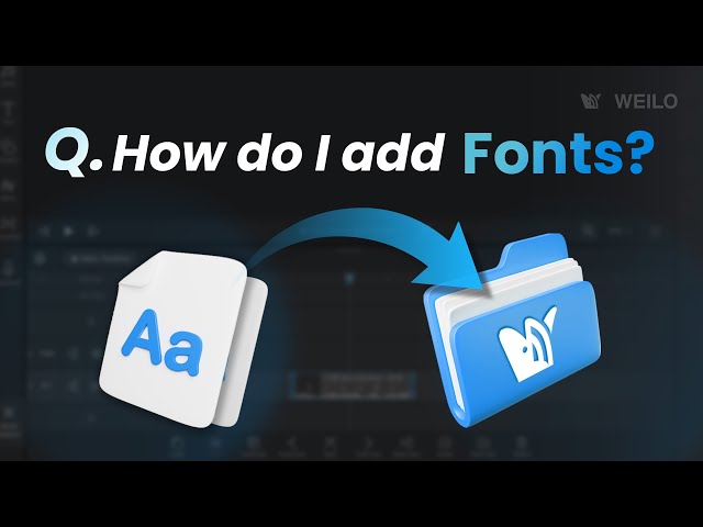How do I add a font? | QnA Tutorial 04
