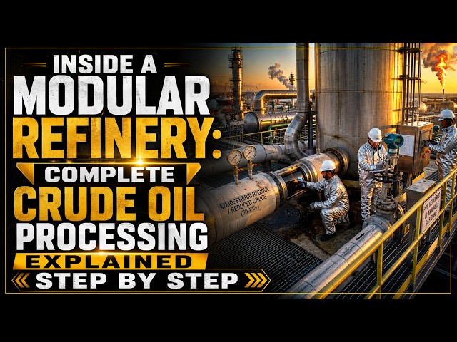 Inside a Modular Refinery: Complete Crude Oil Processing Explained Step by Step