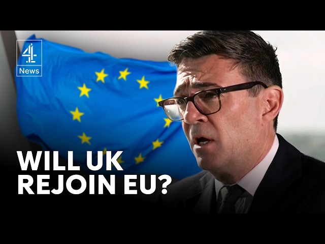 Andy Burnham floats idea of UK rejoining EU