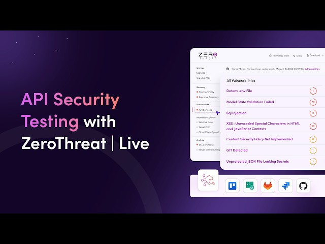API Penetration Testing - ZeroThreat Demo