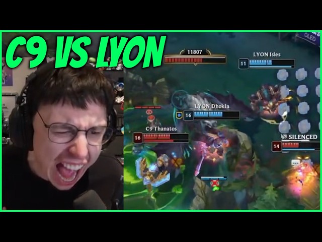 Caedrel Reacts To Ending Of C9 VS LYON