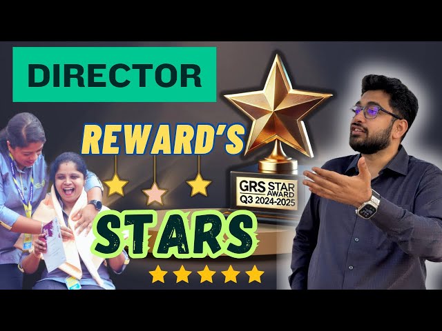 Director Reward’s Stars ! Honouring Excellence at GRS Fantasy Park ! #ashwindange #winwithashwin