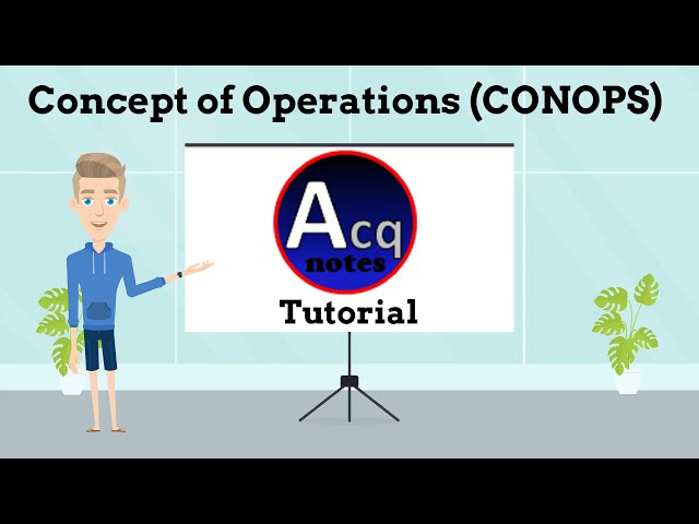 Concept of Operations (CONOPS) Tutorial