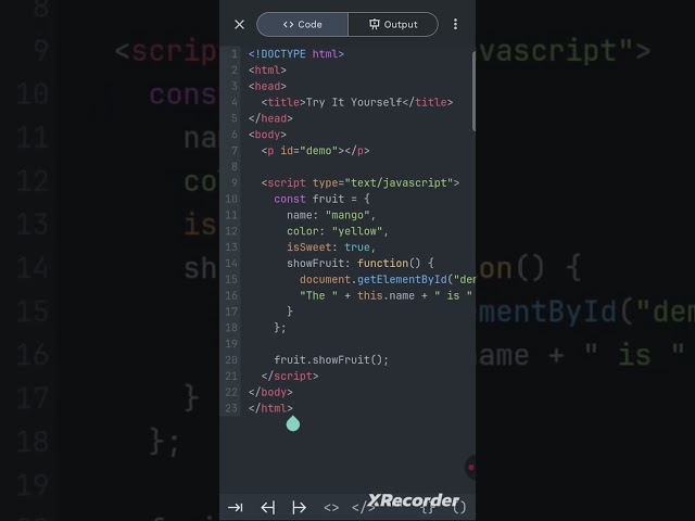 Javascript this keyword #javascript