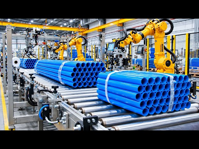 Old Water Tank to Blue Plastic Pipes | Amazing Recycling & Manufacturing Process | Factory Process