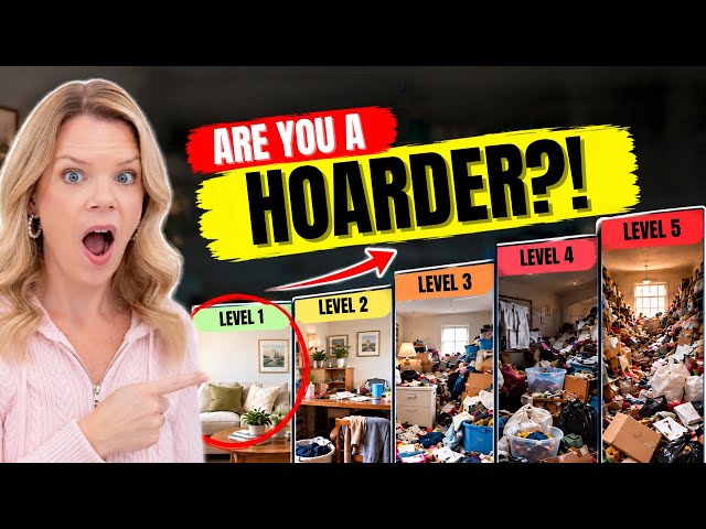 What makes someone a Hoarder? It's LESS clutter than you think!