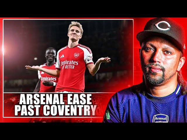 Arsenal Ease Past Coventry - Arsenal 3 - 0 Coventry City - Curtis Shaw Fancam
