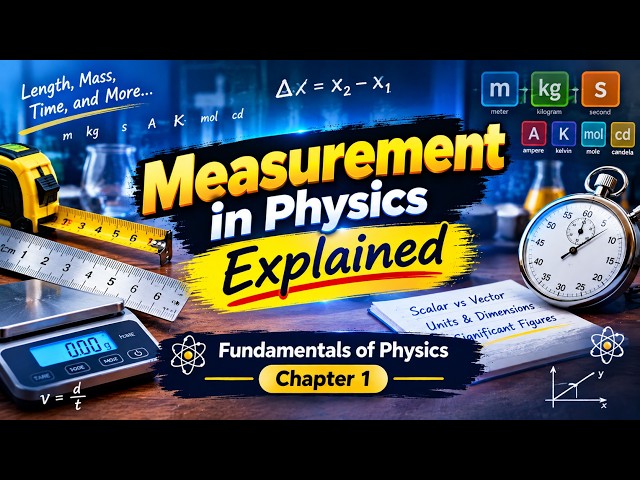 Measurement in Physics Explained | Fundamentals of Physics Chapter 1