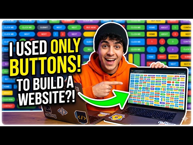 I Used Only Buttons! To Build A Website?!