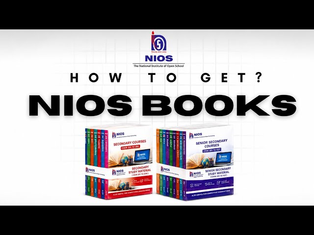 How to Get NIOS Books? 📚 | Online PDF + Hard Copy Books | Complete Guide 