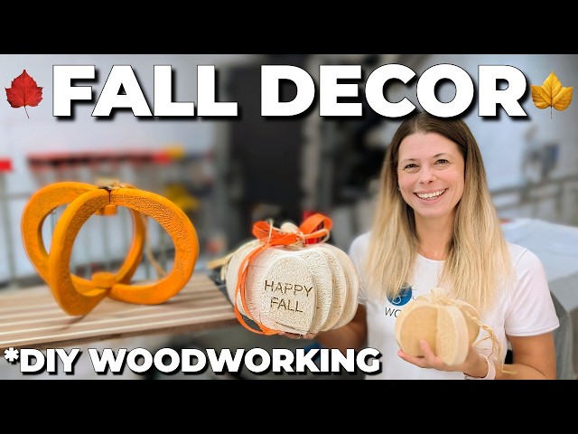 YOU Can BUILD Rustic Fall Decor // Woodworking For Beginners!