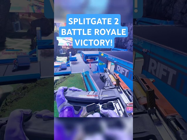 Splitgate 2 Battle Royale Victory! #gaming #firstpersonshooter #splitgate #pc #battleroyalegame