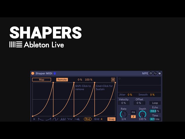 A guide to ABLETON SHAPERS - tutorial walk through
