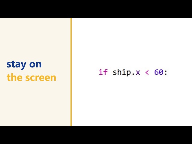 Keeping a sprite on screen — plus Python's += and -= shortcuts