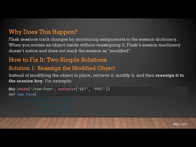 Understanding Flask session Behavior When Modifying Mutable Objects