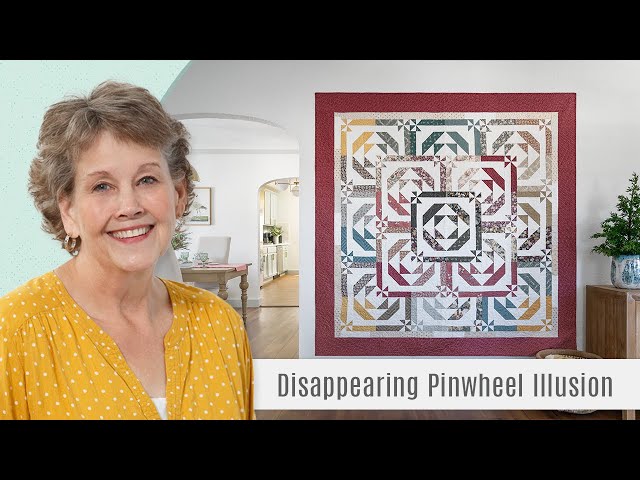 How to Make a Disappearing Pinwheel Illusion Quilt - Free Quilting Tutorial
