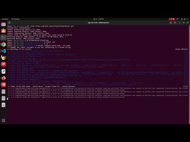 Docker Image For Microsoft's BitNet 1.58 LLM Research Project Install Guide