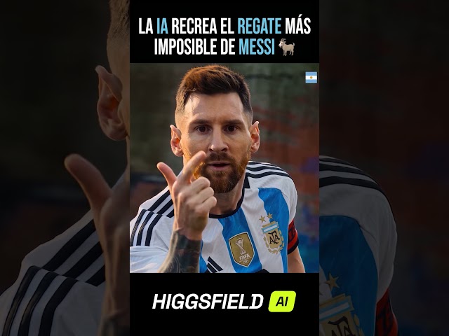 AI RECREATES MESSI'S BEST DRIBBLE 🐐 #messi #worldcup #2026worldcup #messiskills