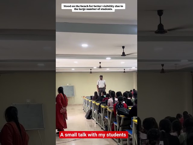 A talk with my students on Career #coding #interview #dsa #education