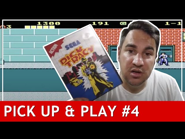 Pick Up & Play #4 Sega Master System Dick Tracy 1990