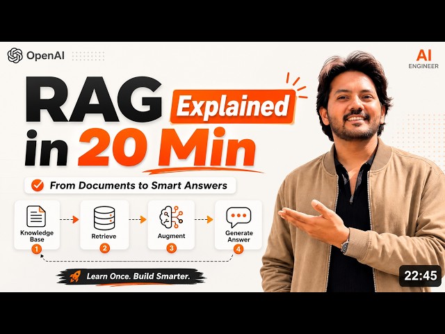 RAG Explained in 20 Minutes | Full Architecture
