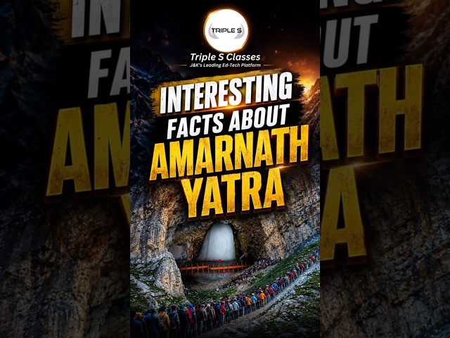 Secrets of Amarnath Cave | Interesting Facts About Amarnath Yatra @TripleSClasses