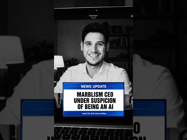 The CEO of Marblism is facing playful suspicion that he may, in fact, be an AI.