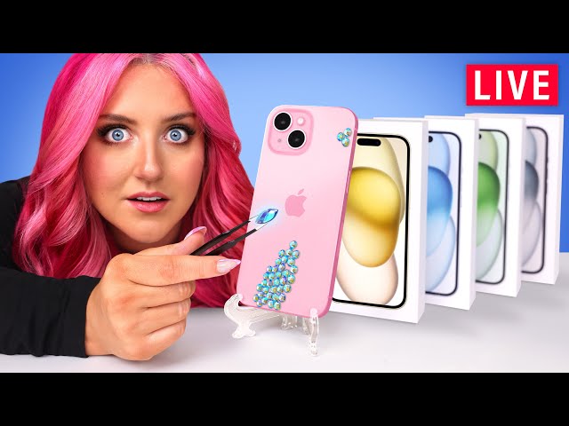 Customizing iPhones and Giving them Away! 🔴 LIVE EXPERIENCE 🔴