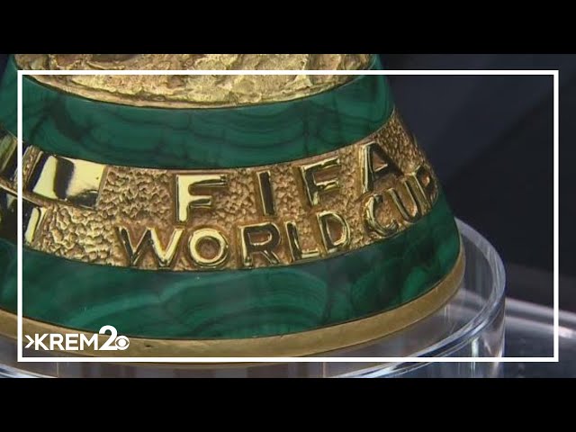FIFA World Cup trophy arrives in Seattle