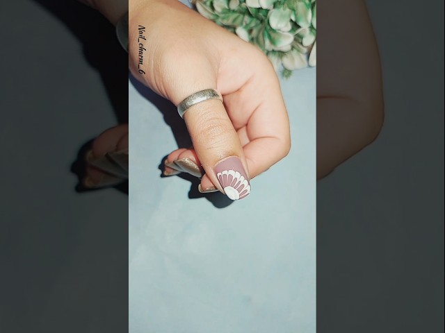 🌸💅easy nailart with pin 📌 #nailart #youtubeshorts #shorts #tutorial