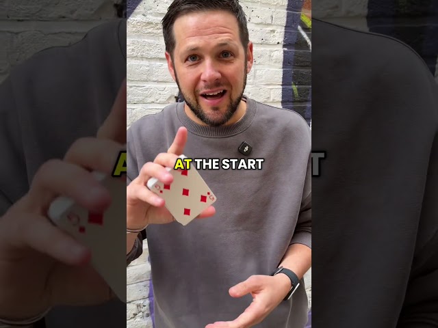 Viral Card Trick Explained 🤯 #magic #tutorial #learn