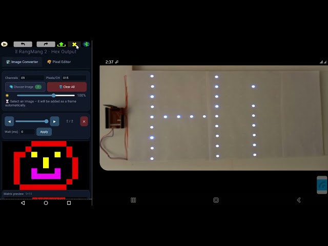 DIY WS2812 LED Sign (Design & Send Pixels)
