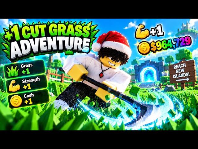 I Became UNSTOPPABLE in +1 Cut Grass Adventure!