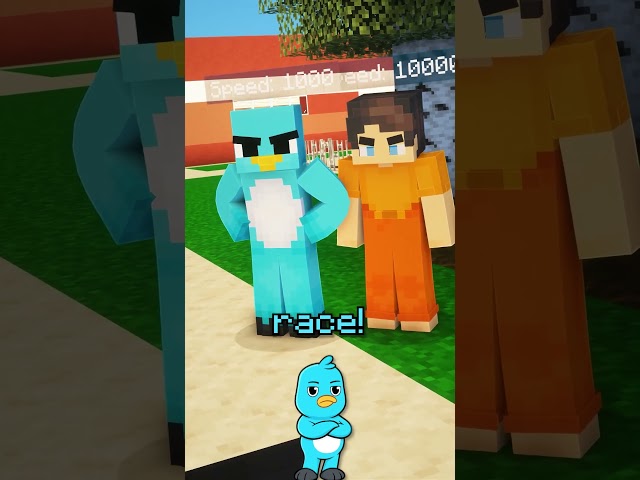 I Became the Fastest Kid in School… #minecraft