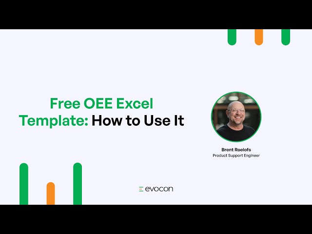 Free OEE Excel Template: How to Use It | Evocon tutorial